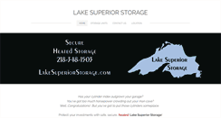 Desktop Screenshot of lakesuperiorstorage.com