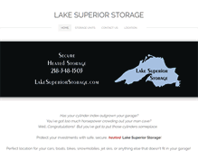 Tablet Screenshot of lakesuperiorstorage.com